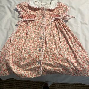 Floral Pink Kids Dress